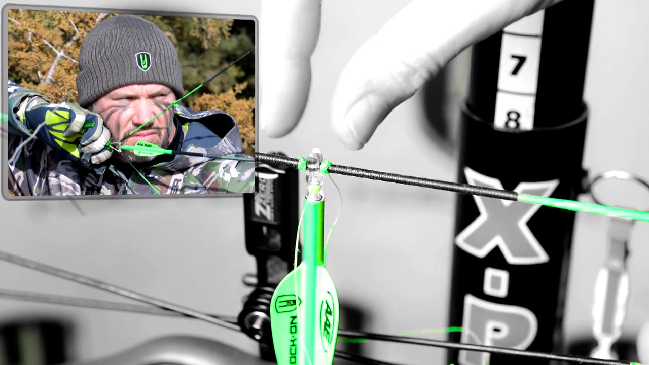 How to tie nock sets Lancaster Archery Supply