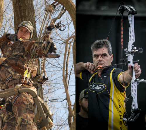 What's the difference between a target bow and a hunting bow