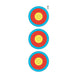 Maple Leaf Miniature World Archery Vertical 3 Spot Target Face