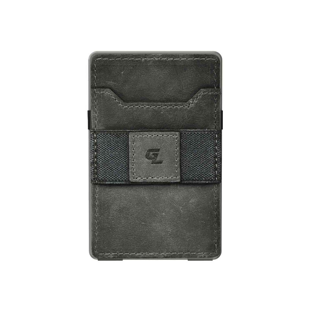 Groove Life Groove Wallet (Gun Metal with Black Leather Card Sleeve)