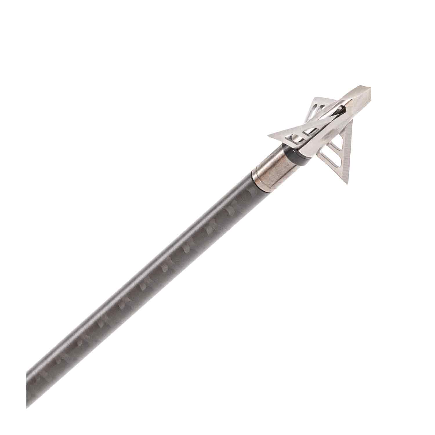 Muzzy Trocar TI 3-Blade Fixed Crossbow Broadheads