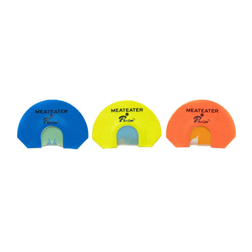 Phelps MeatEater X Diaphragm Turkey Calls (3-Pk, Steve, Janis, Signature)