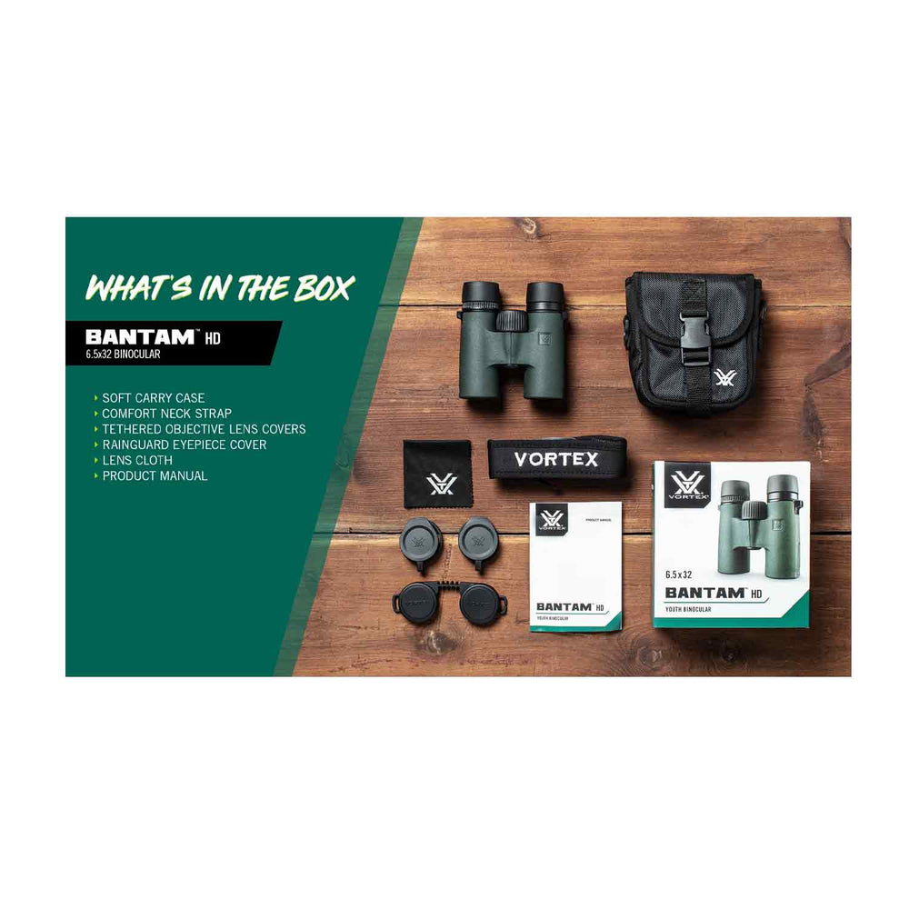 Vortex Bantam HD 6.5x32 Youth Binoculars