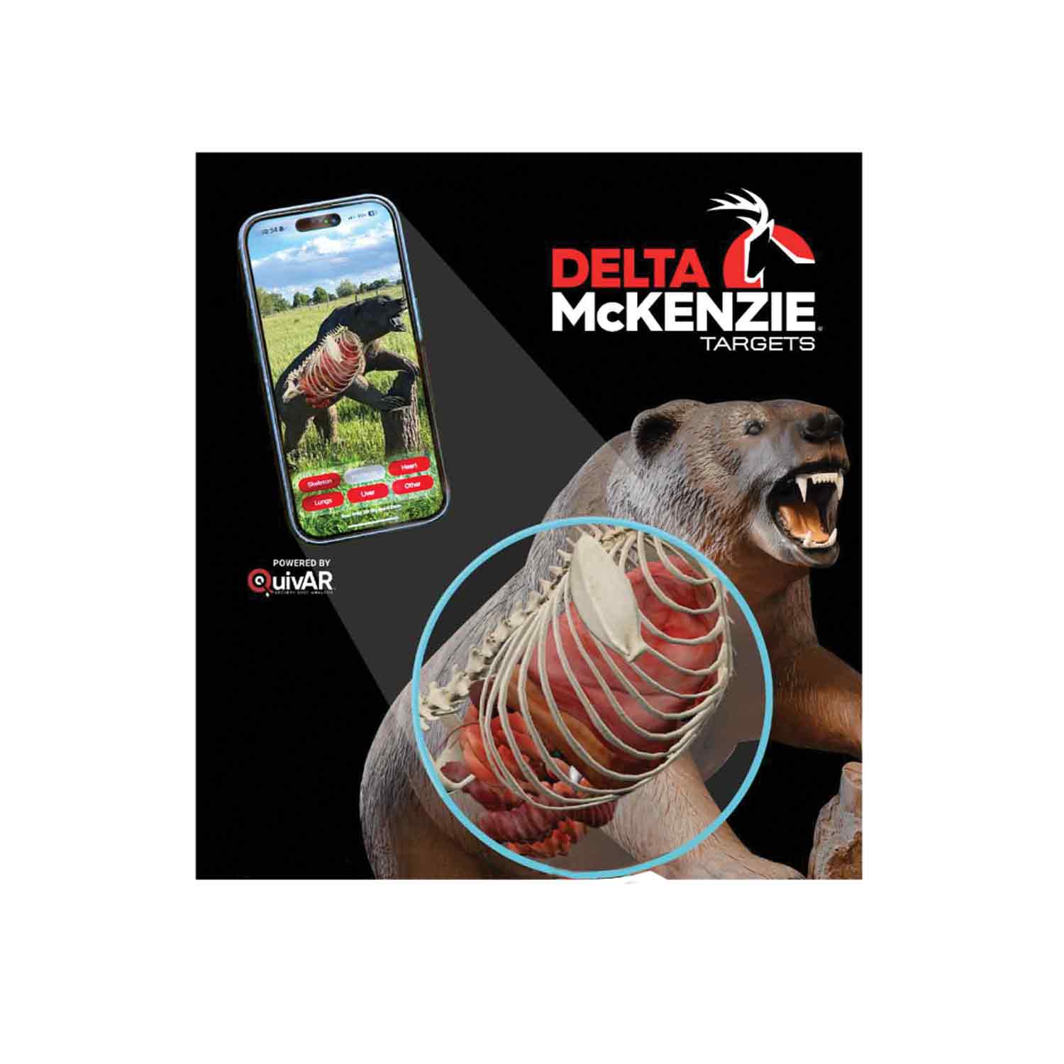 Delta McKenzie Grizzly Bear QuivAR Enabled Pro 3D Target