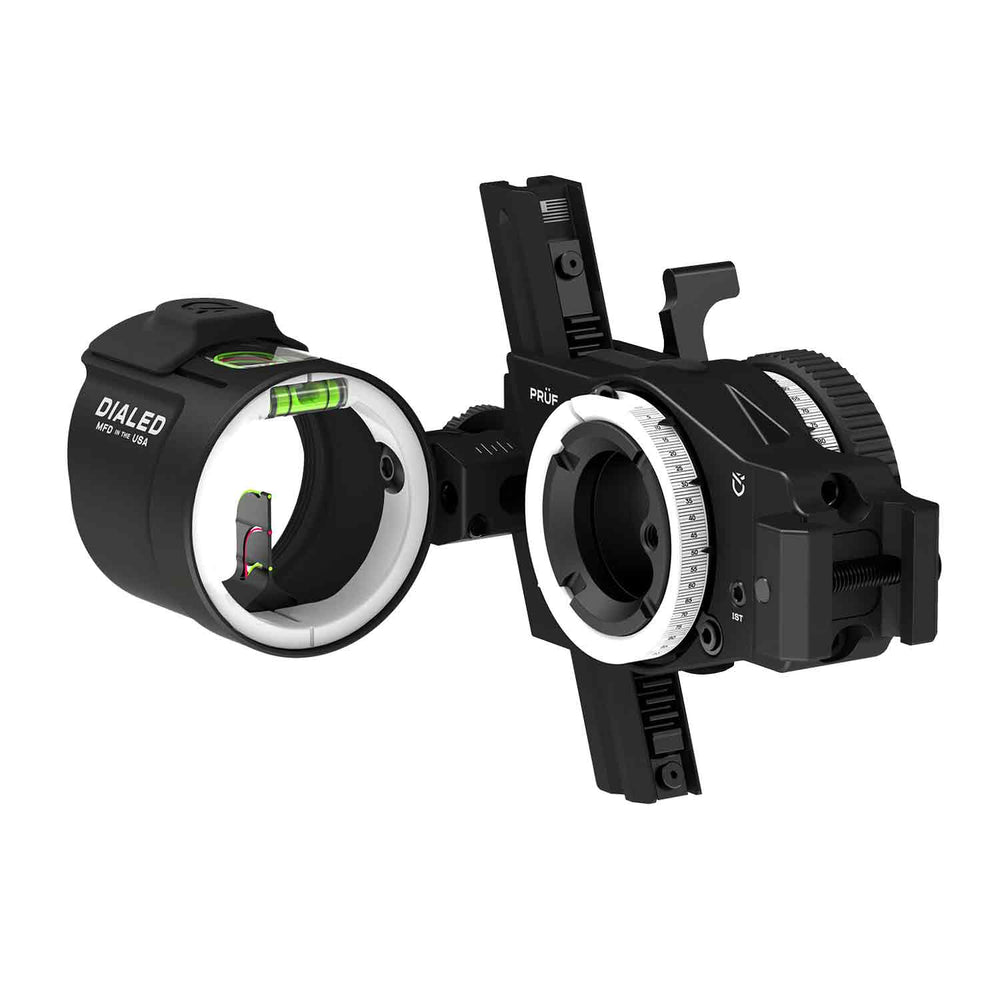 Dialed PRÜF Sight w/3V Mag (Black, Picatinny)