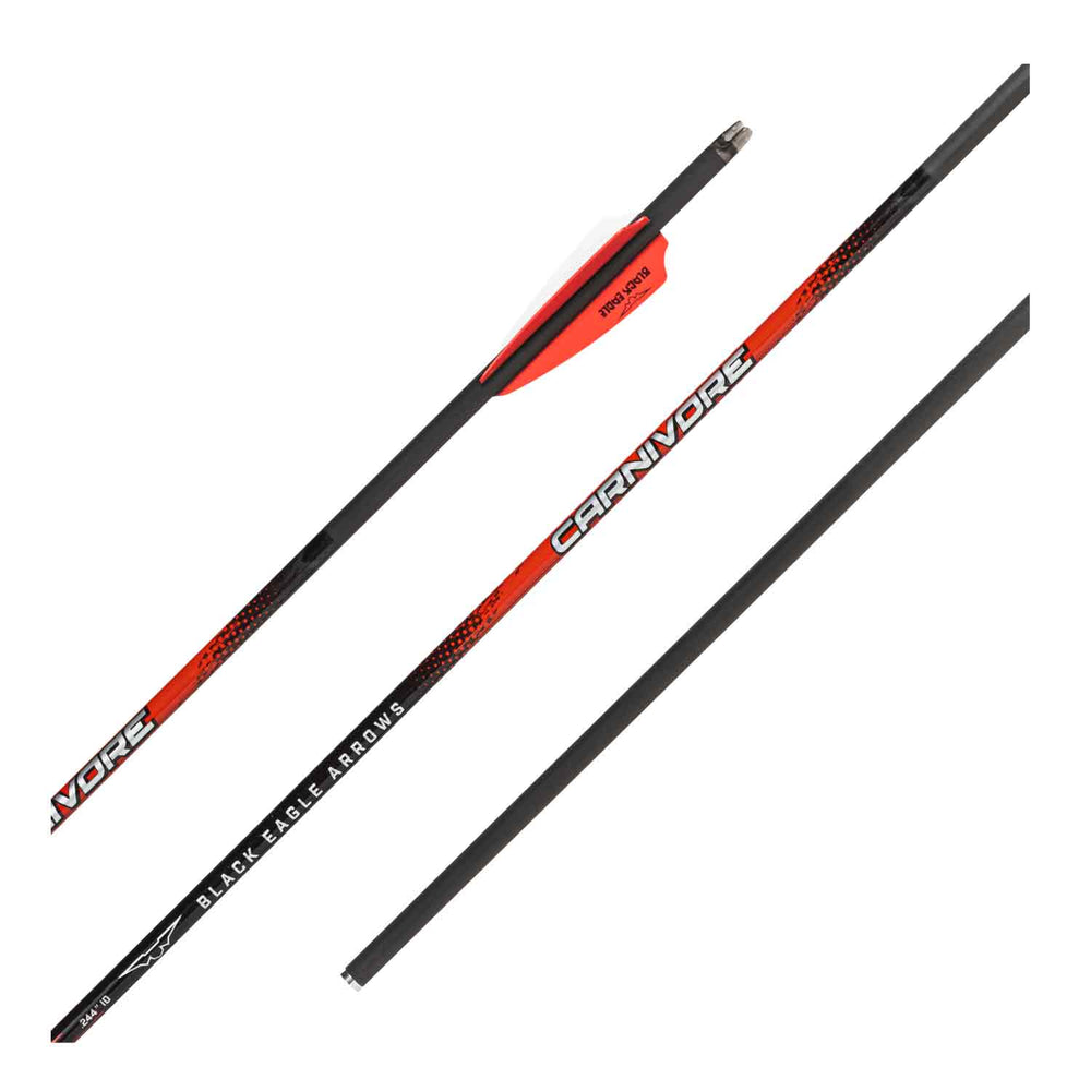 Black Eagle Carnivore V2 Fletched Arrows (.003)