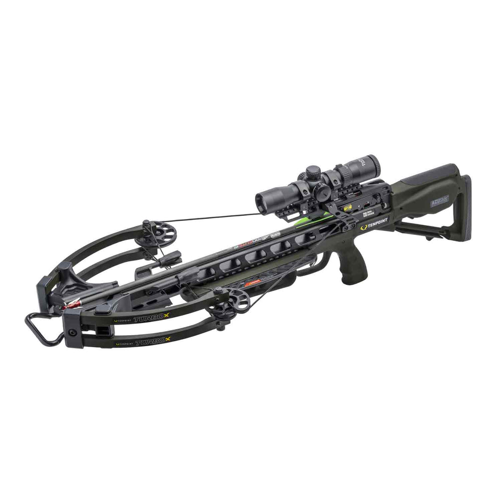 TenPoint Turbo X Moss Green Crossbow Package w/Rangemaster 100