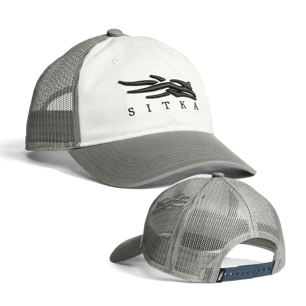 Sitka Icon Lo Pro Woodsmoke Trucker Hat