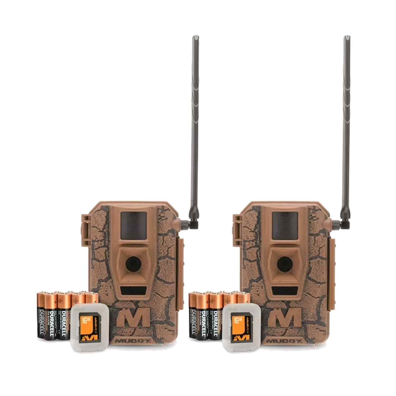 Muddy Mitigator 2.0 Cellular Trail Camera 2 Camera Kit