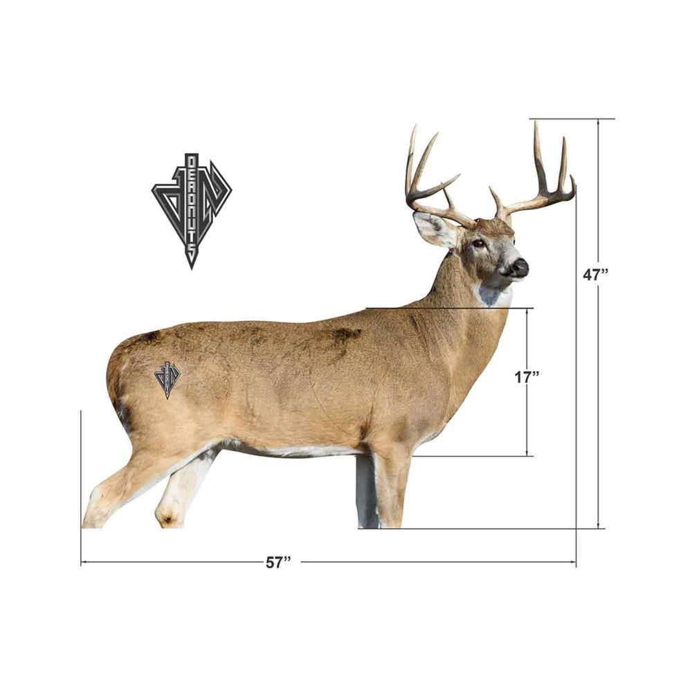 Deadnuts Outdoors 2D Whitetail Willy Broadside QuivAR Target