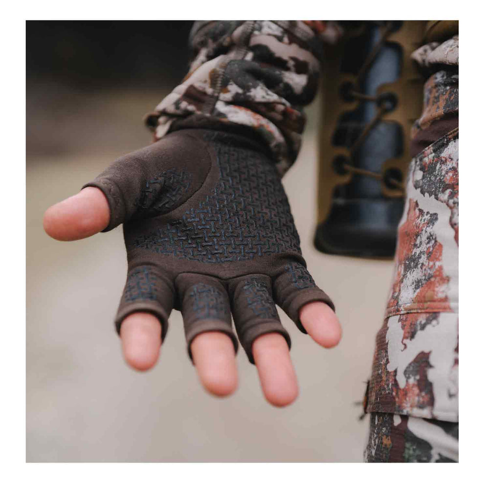 First Lite Rugged Wool Fingerless Gloves