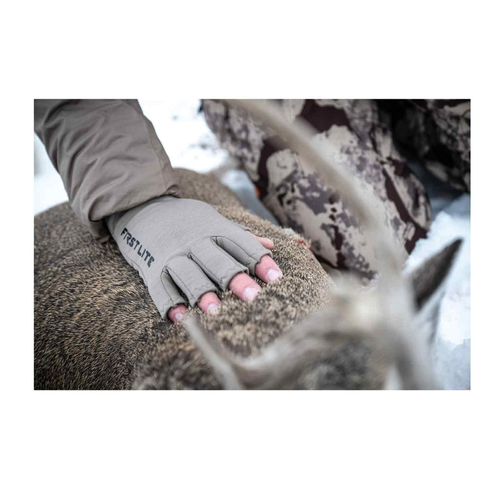 First Lite Rugged Wool Fingerless Gloves