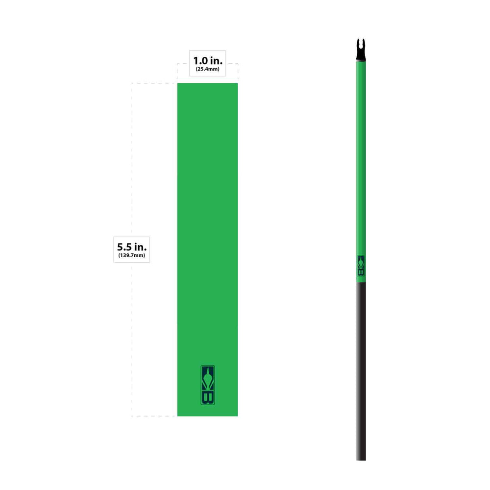 Bohning Solid Color Arrow Wraps 5.5