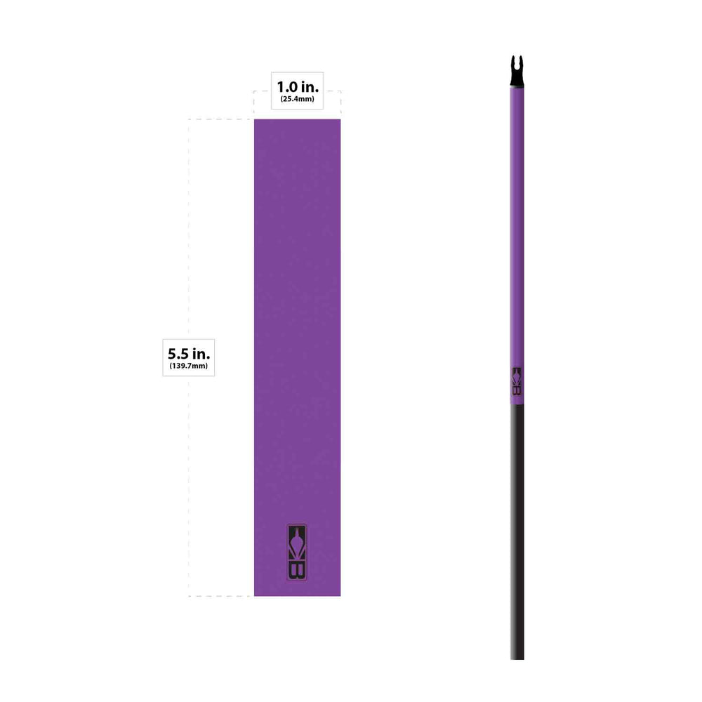 Bohning Solid Color Arrow Wraps 5.5