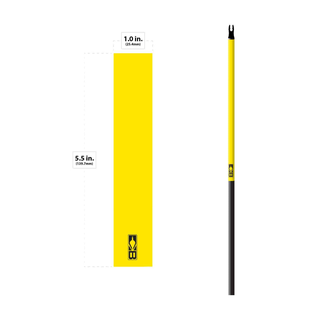 Bohning Solid Color Arrow Wraps 5.5