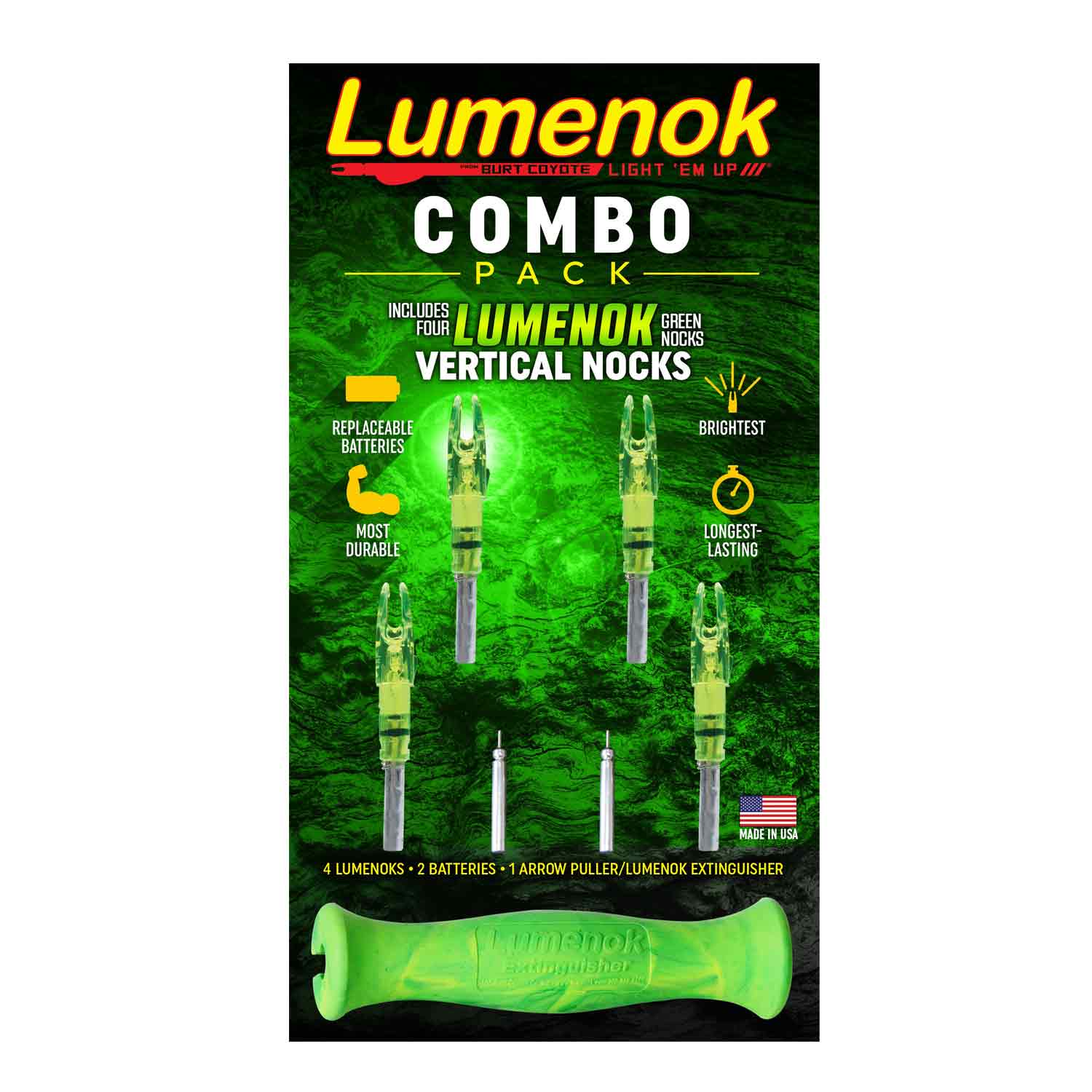 Lumenok GoldTip Lighted Nock Combo Pack