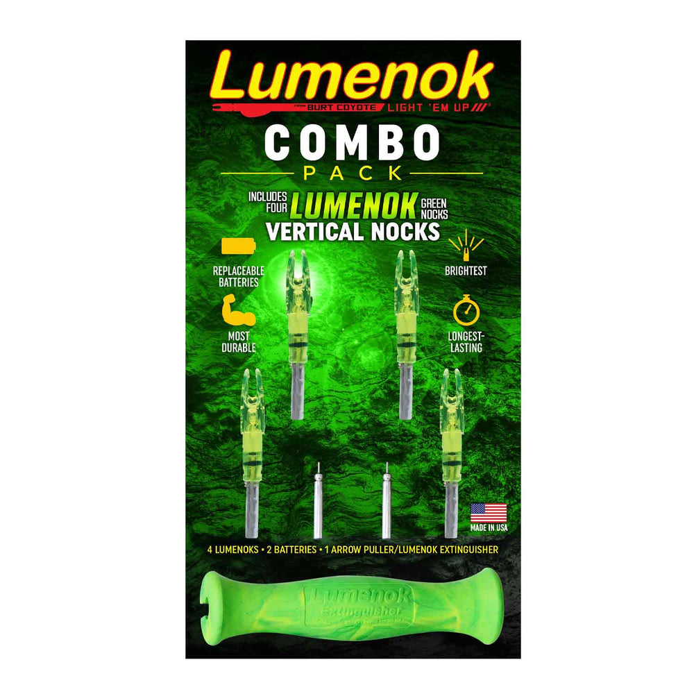 Lumenok Signature Lighted Nock Combo Pack