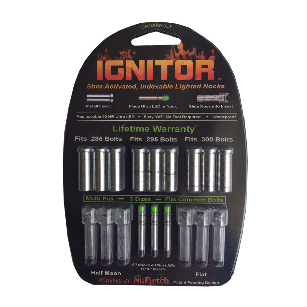 NuFletch Ignitor Lighted Nocks for Crossbows