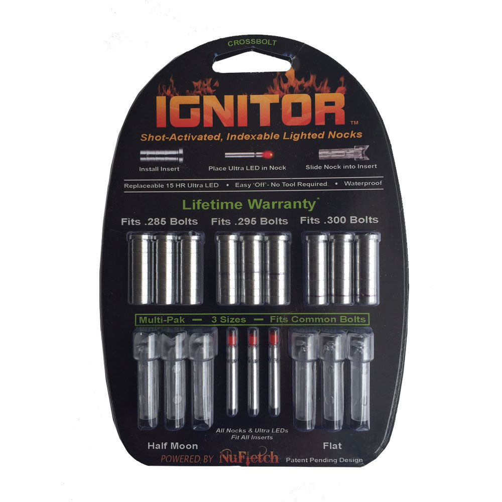 NuFletch Ignitor Lighted Nocks for Crossbows