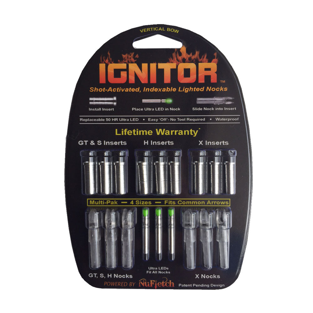 NuFletch Ignitor Lighted Nocks for Vertical Bows
