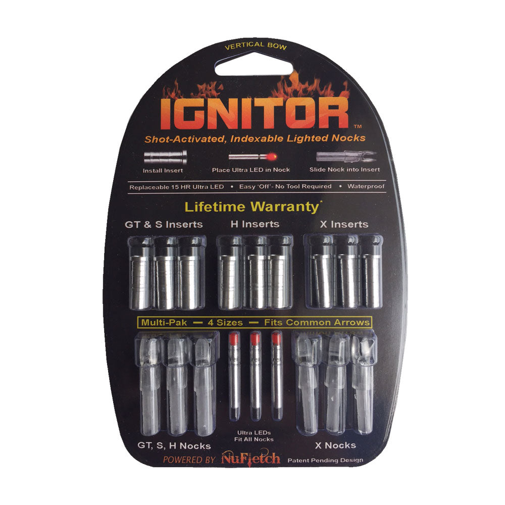NuFletch Ignitor Lighted Nocks for Vertical Bows