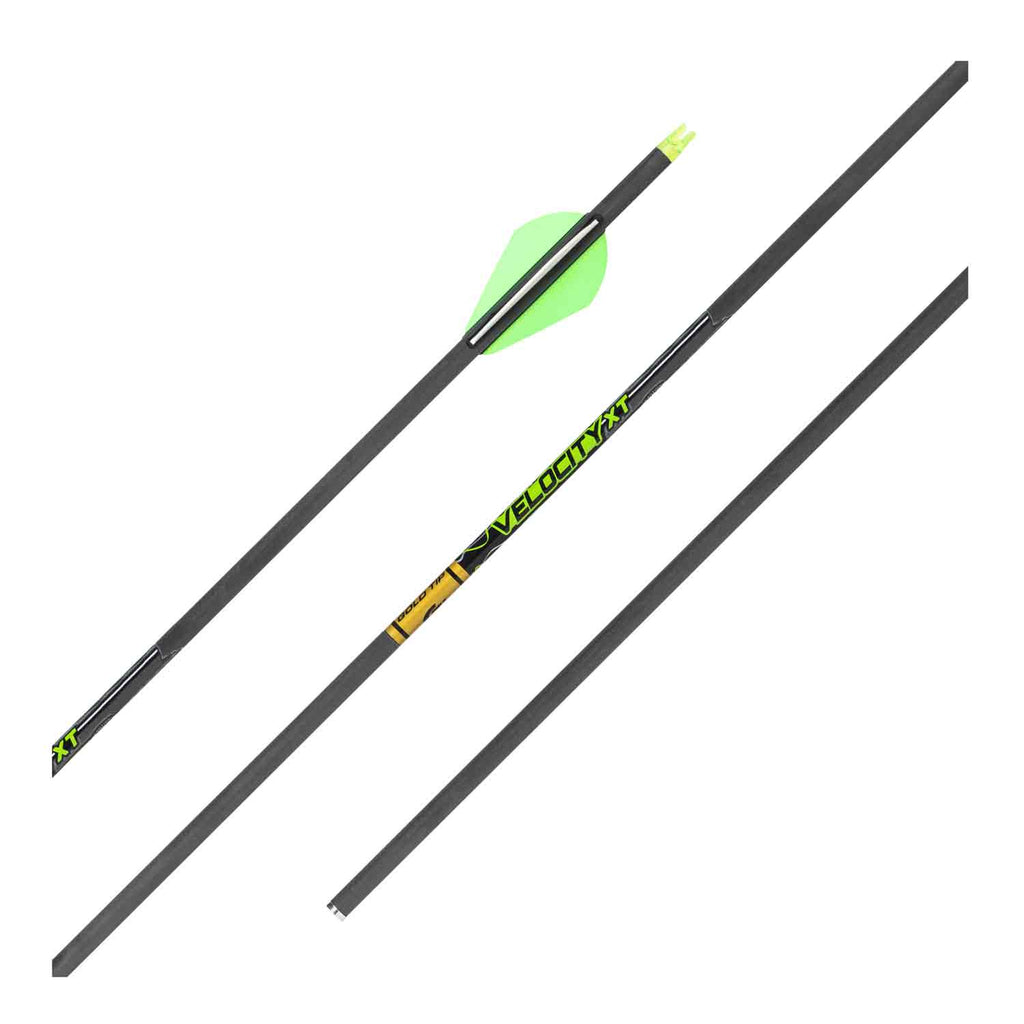 Gold Tip Velocity XT Fletched Arrows – Lancaster Archery Supply