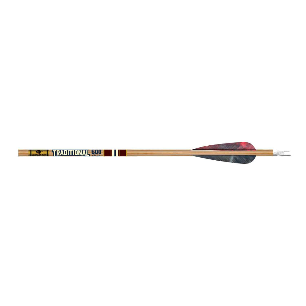 Gold Tip Traditional Classic Fletched Arrows