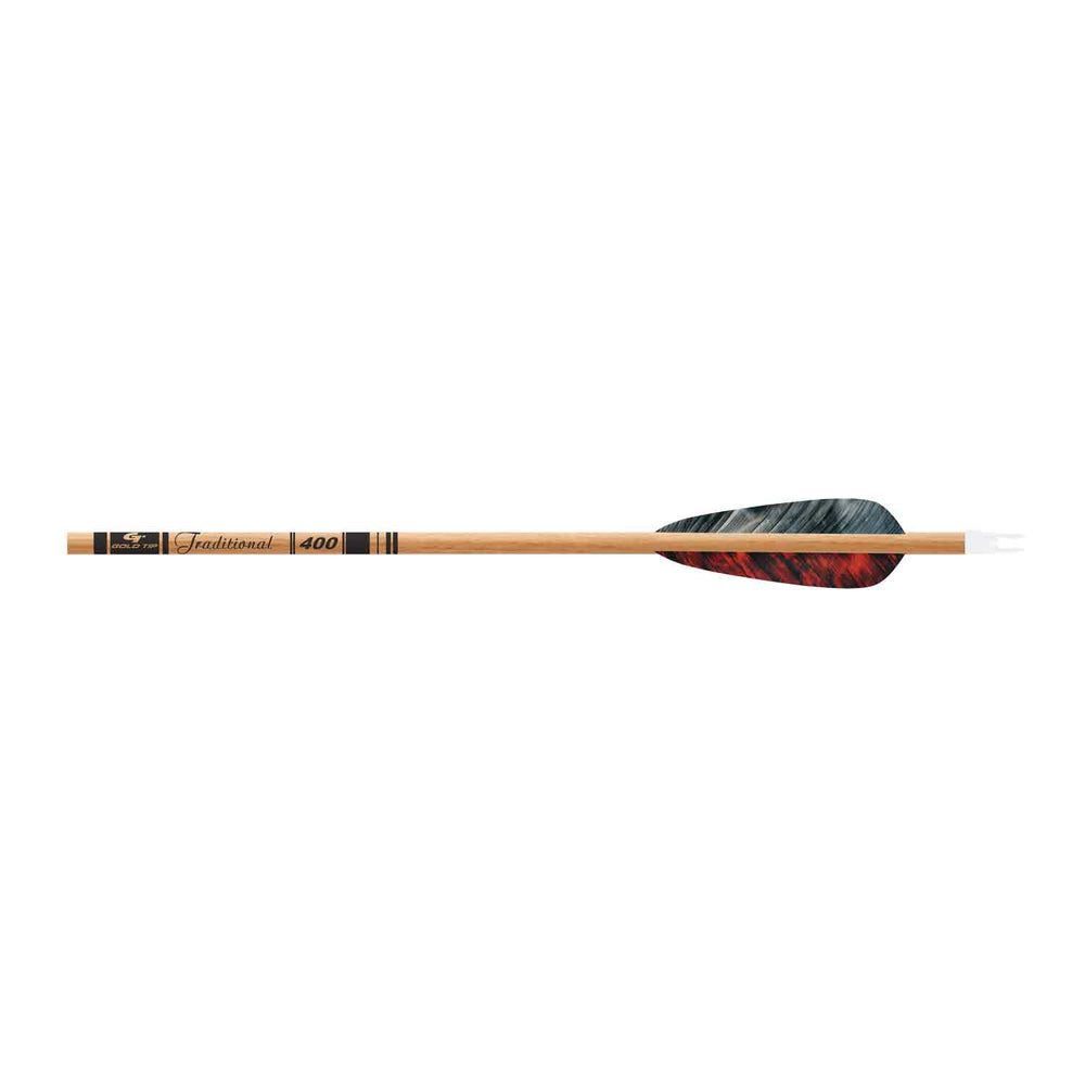 Gold Tip Traditional Fletched Arrows
