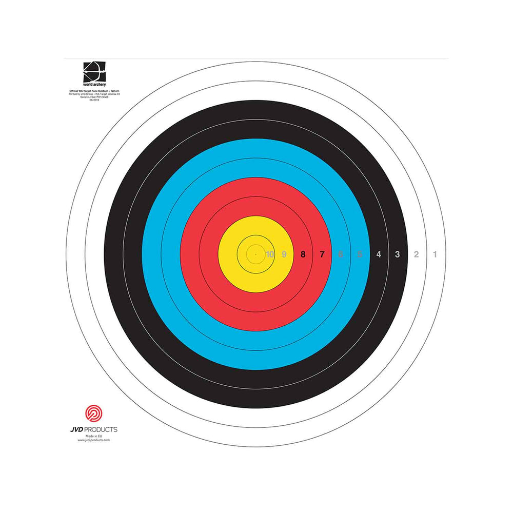 JVD 122CM Reinforced FITA Target Face