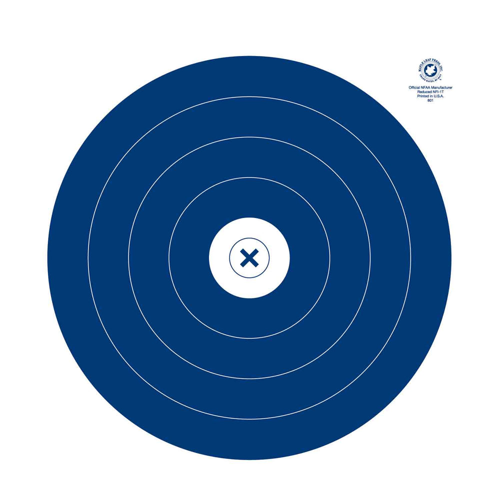 Maple Leaf 40cm NFAA Single Spot Target Face
