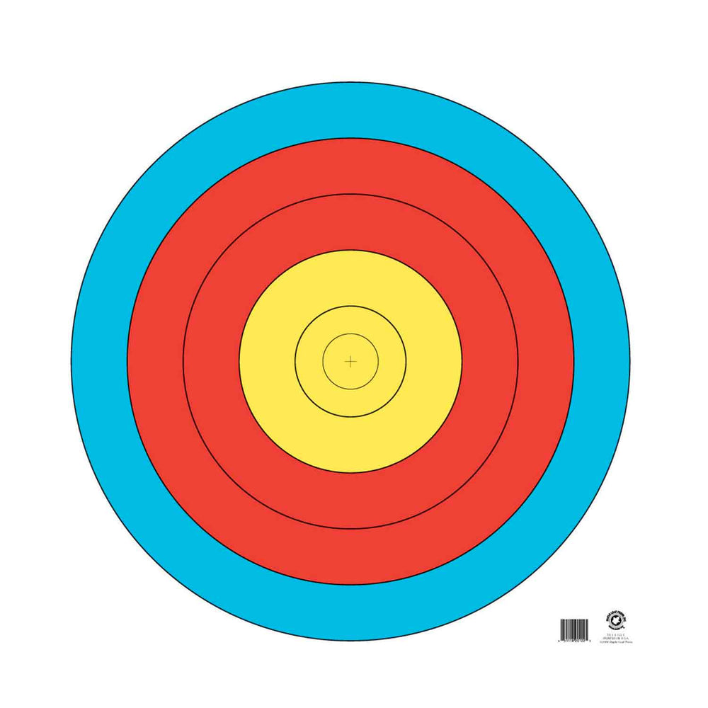 Maple Leaf World Archery Official 5 Ring Target Face (TA-80 Center)