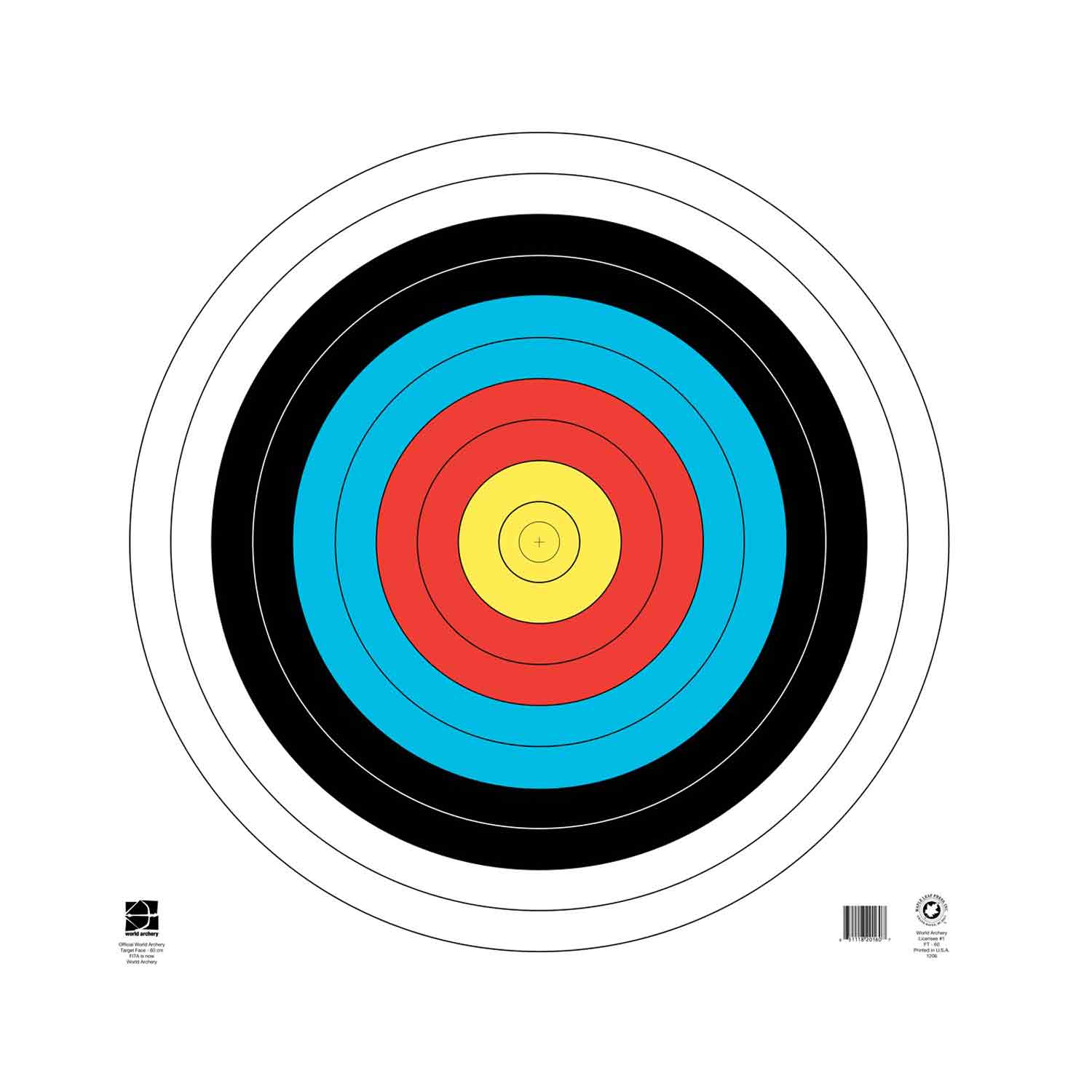 Maple Leaf World Archery Official Waterproof Target Face (122 cm)