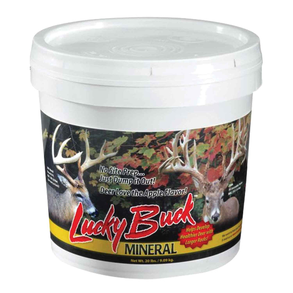 Lucky Buck Mineral 20# Bucket – Lancaster Archery Supply