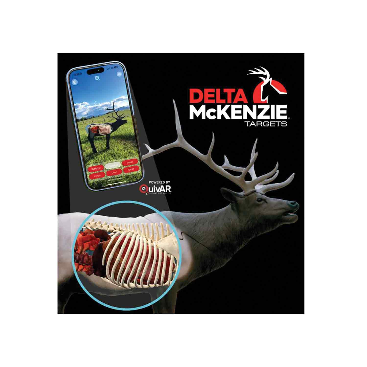 Delta McKenzie Elk QuivAR Enabled Pro 3D Target