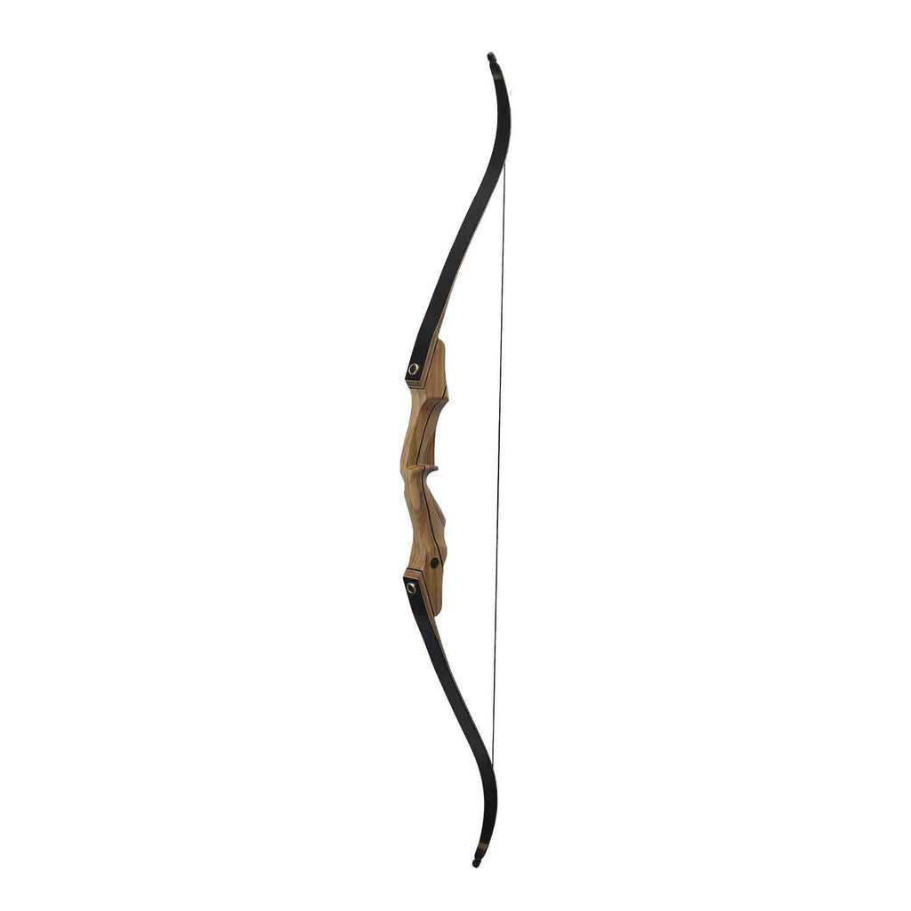 Longbow Démontable 60/62/64 Pouces, Branches 20-50lbs, Bois, Chasse à L'arc Traditionnel
