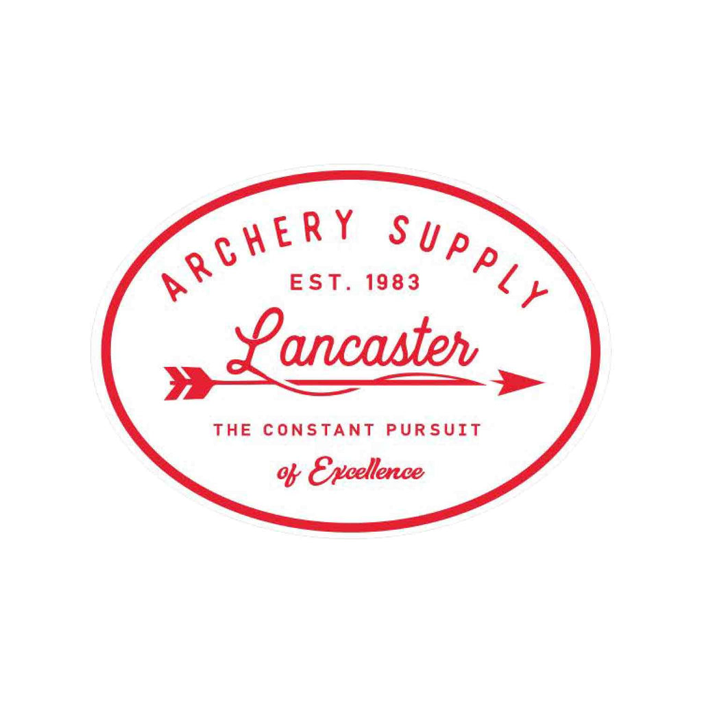 Lancaster Archery Supply Oval Sticker