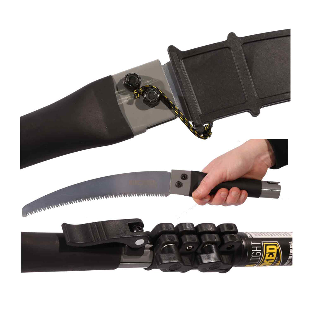 Wicked Tree Gear Wicked Ultra Light Pole Saw Hand Saw (14 Ft.)