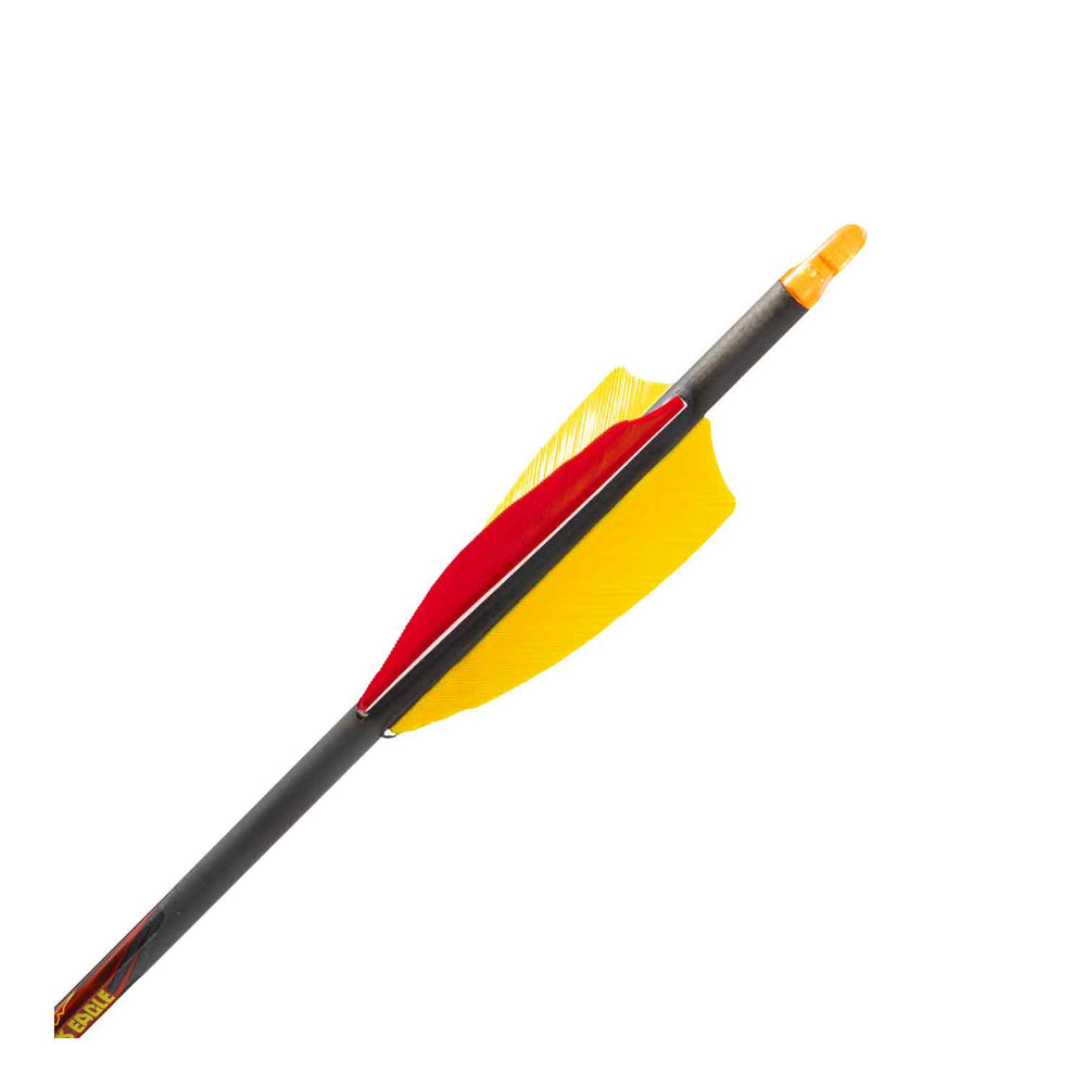 Black Eagle Outlaw Fletched Arrow (Feathers)