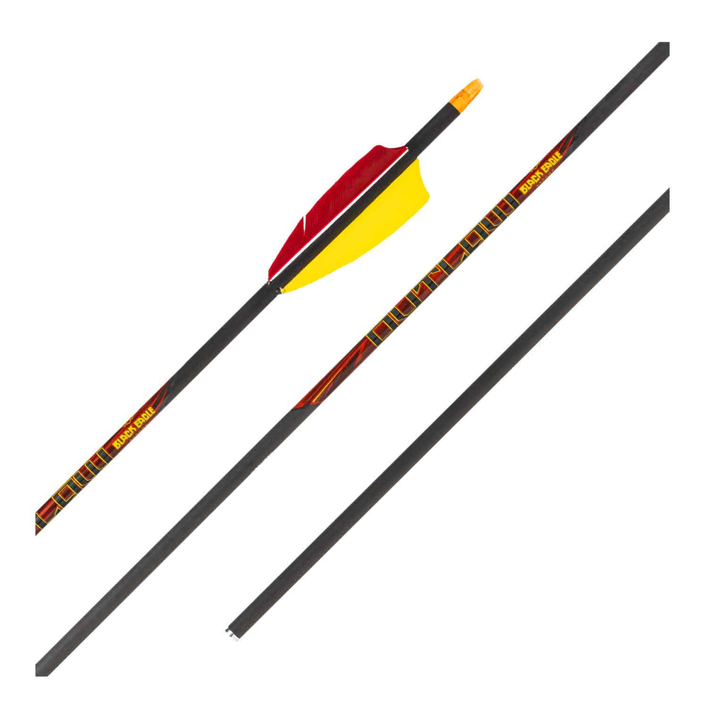 Black Eagle Outlaw Fletched Arrow (Feathers)