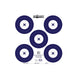 NiceTargets 5 Spot Blue 40cm Target Face
