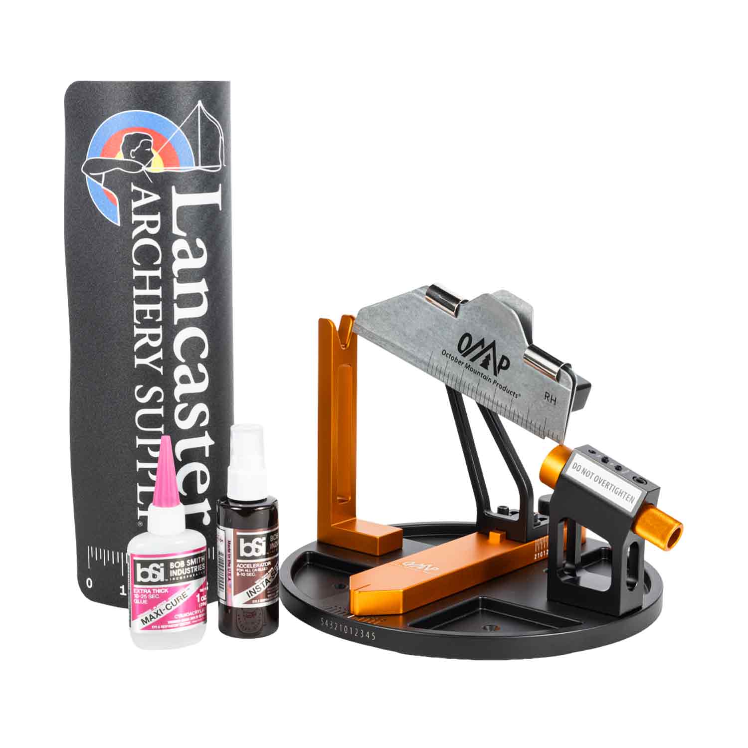 Lancaster Archery OMP Phoenix Fletching Jig Pro Package