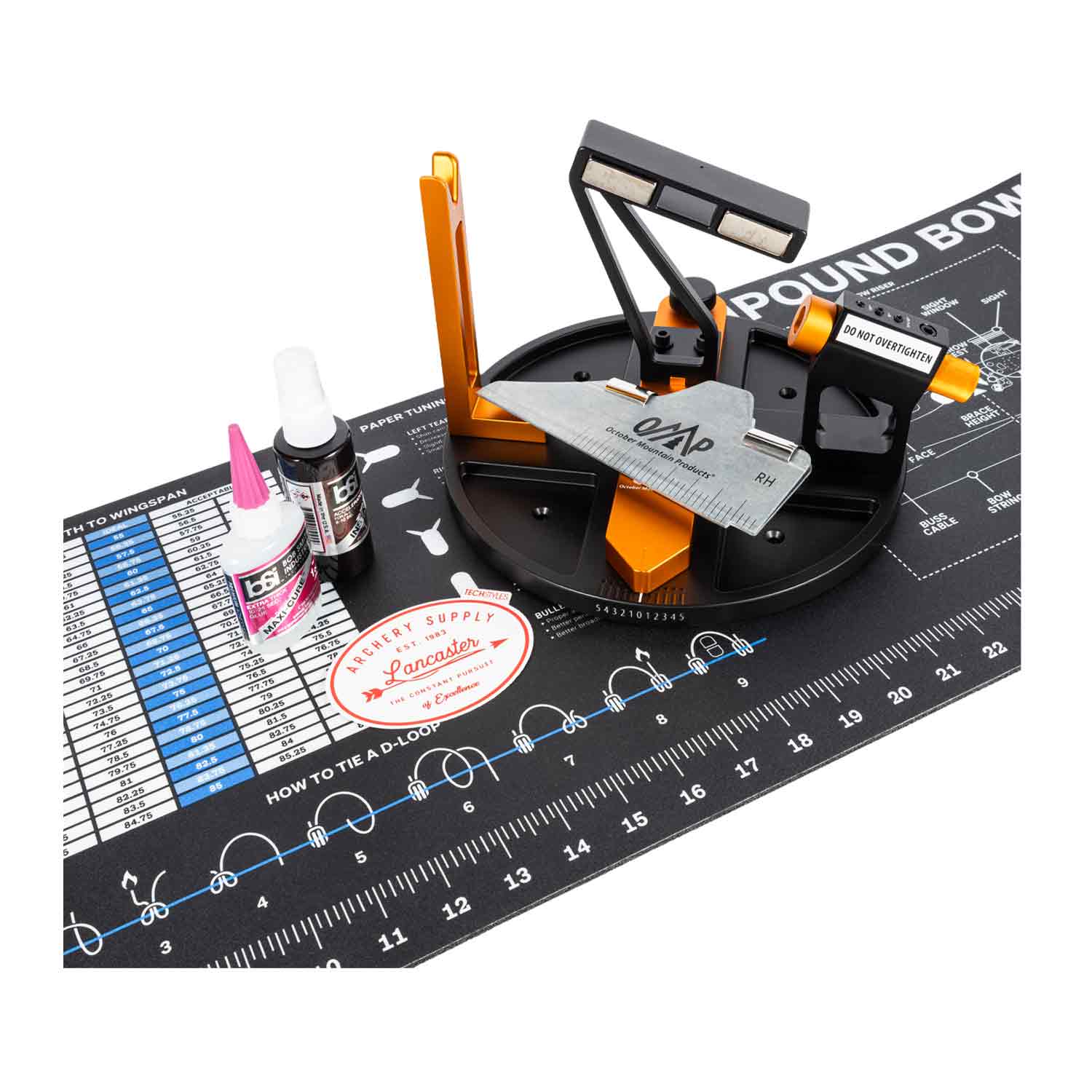 Lancaster Archery OMP Phoenix Fletching Jig Pro Package