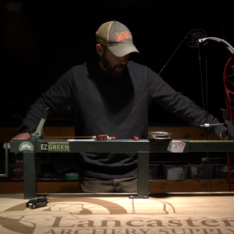 Sean Synder using a LCA drawboard and ez green press.