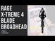 Rage X-treme 4 Blade Broadheads