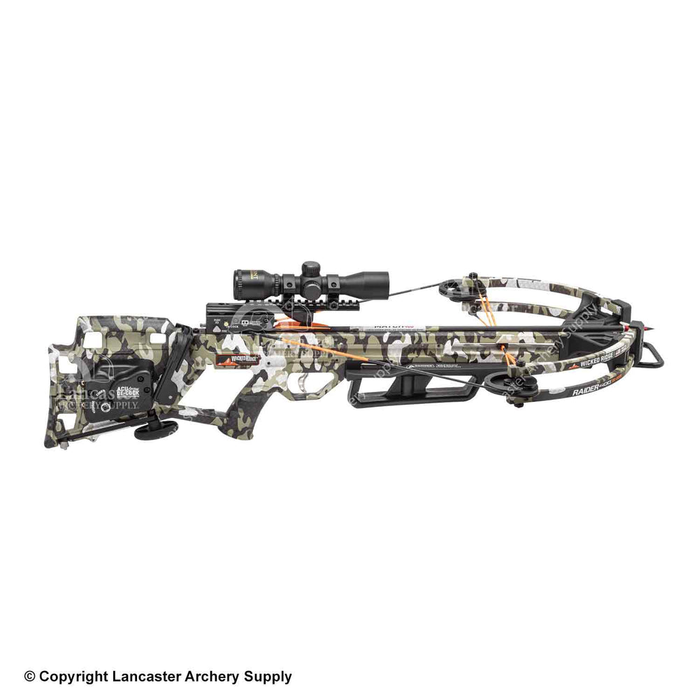 Wicked Ridge Raider 400 De-Cock Crossbow Package (Multi-Line Scope)