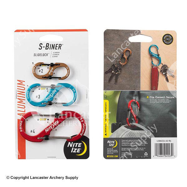 Nite Ize S-Biner SlideLock (3 Pack)