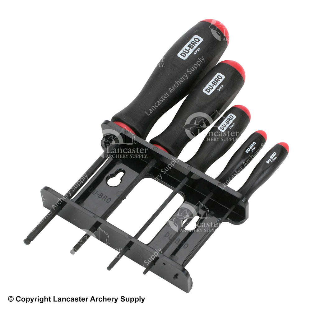 Pine Ridge 5 Piece Ball Allen Wrenches with Holder (Metric)