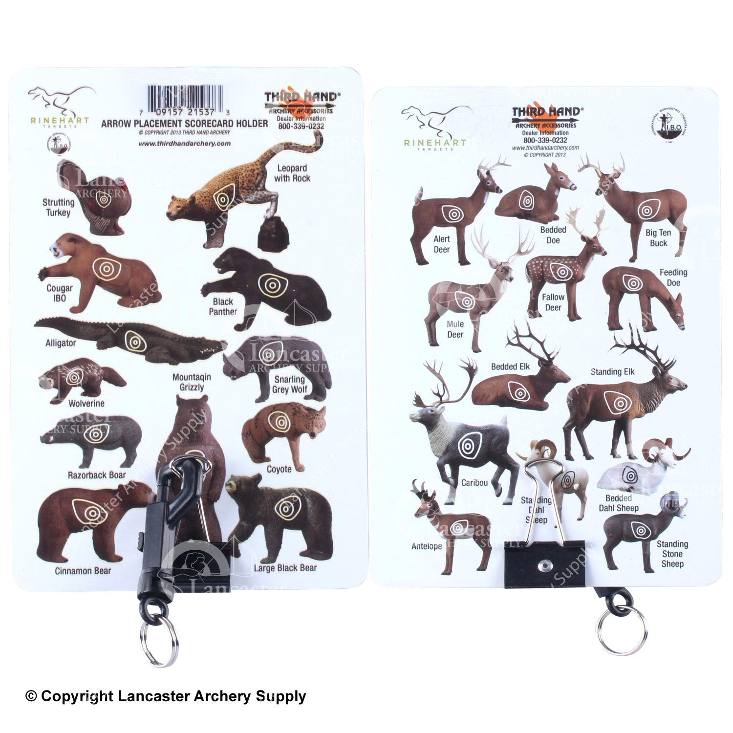 Third Hand Rinehart Arrow Placement Score Card Holder