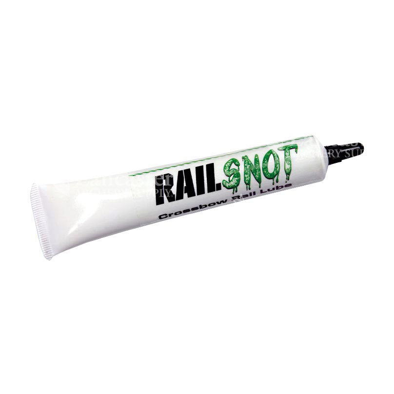 A tube of rail snot to use so the crossbow string will not wear away by rubbing on the rail.