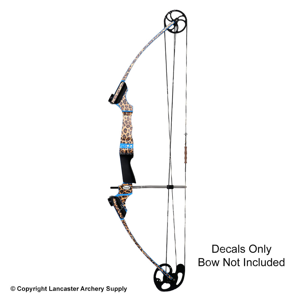 Genesis Bow Leopard Print Decal Kit